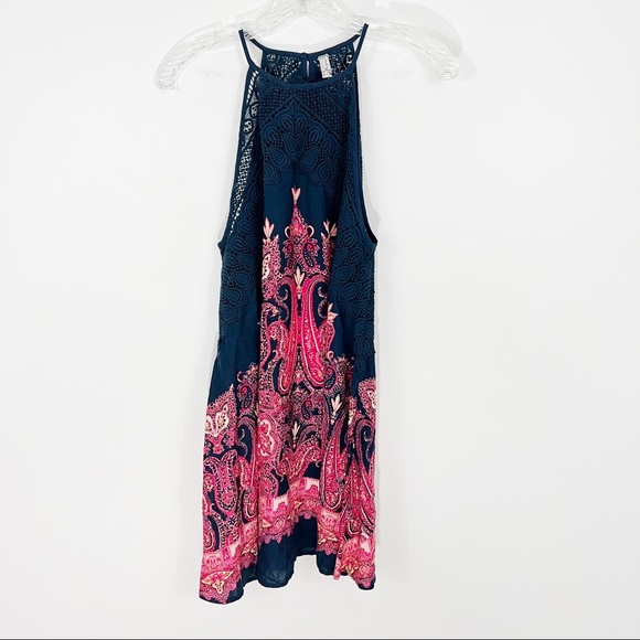 Free People Shea Printed Mini Dress XS - Picture 2 of 8